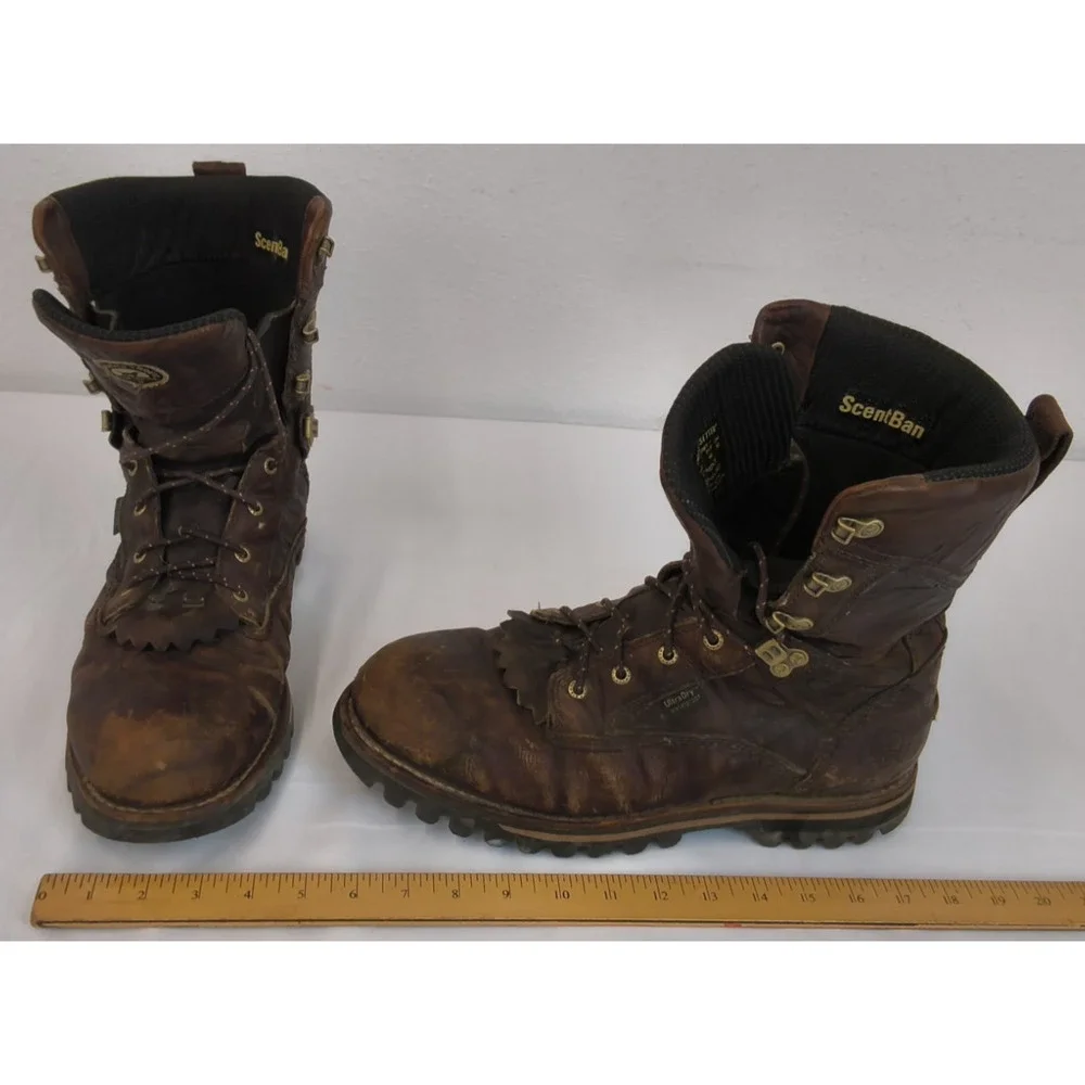 Red Wing Irish Setter Hunt 861 Boots Mens 12D Brown Leather Hunting Boots #W5293